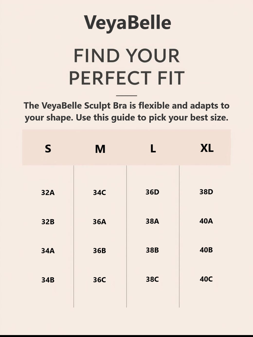 VeyaBelle Sculpt Bra
